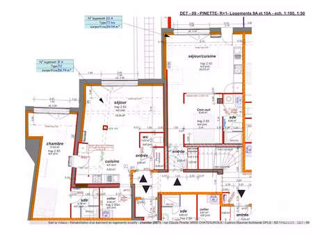 location appartement 1 pièce 39.25 m² à chateauroux (36000)  501 €