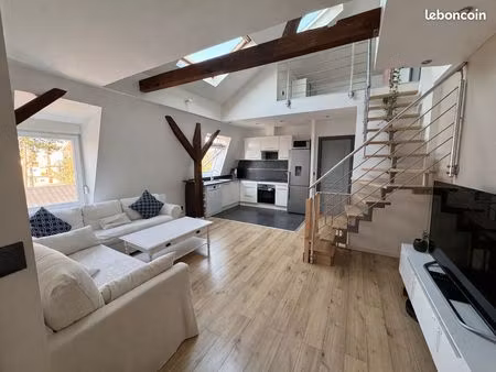 duplex t2/t3 lumineux – 66 50 m² au sol – illkirch