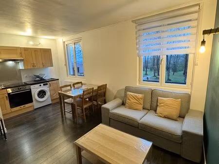 location - t2 meublé 31m² vue parc - leuville/orge