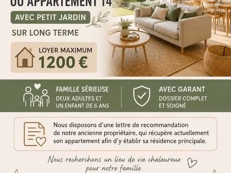 maison ou appartement avec jardin