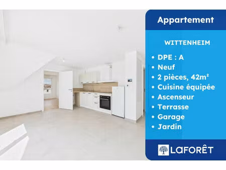 appartement wittenheim 2 pièces de 42m²