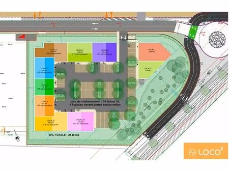 vente local d’activités fonsorbes 31470 2140m²