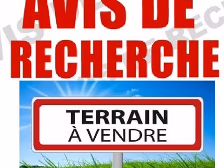 recherche terrain a vendre