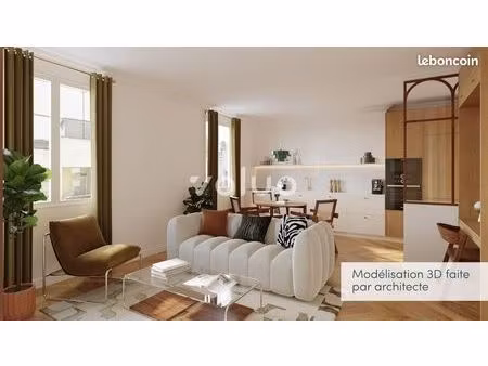 appartement 2 pièces 45 m²