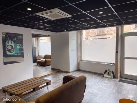 local commercial 70m² rénové – centre bagé-le-châtel