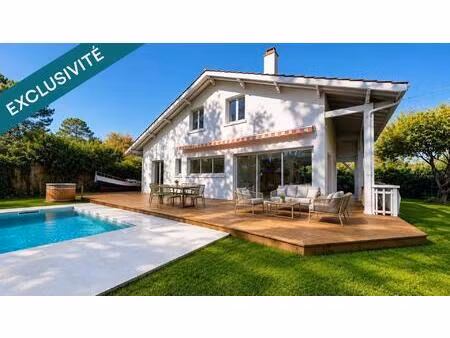 villa basco-landaise de prestige – petit piquey – 135 m² + cabane de 20 m²