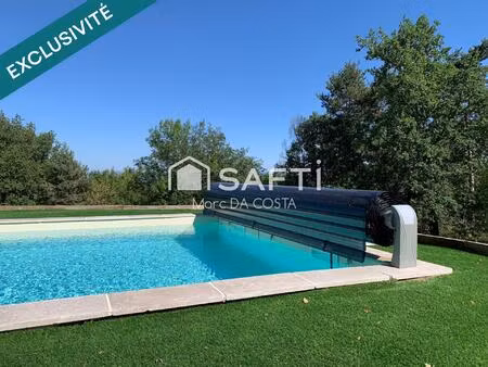 maison 170m2+pool house 35 m2+piscine-terrain 4813 m2