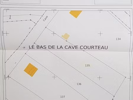 terrain constructible de 2010m2 à villemanoche