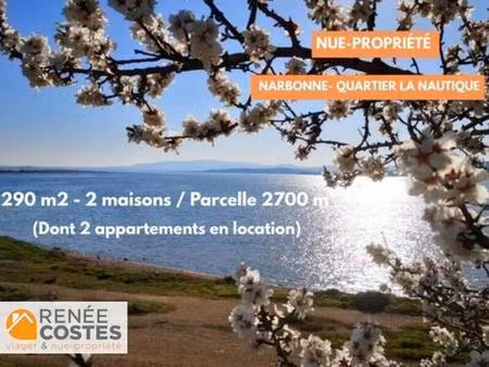 vente en nue propriété - f80-h79 ans - narbonne (11100)