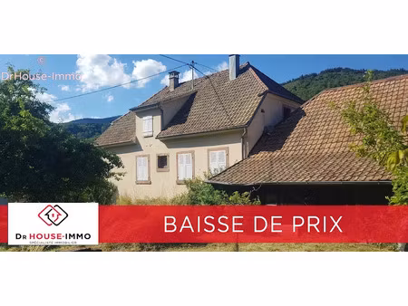vente maison 11 pièces 198 m² à lautenbachzell (68610)  185 000 €