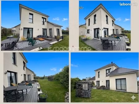 belle contemporaine de 2020 avec garage et jardin - 6 pièces - 129 m2 - bosc guérard st ad