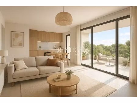 cournonterral dernier etage t3 62 m2 + 20 m2 de terrasse vue degagee