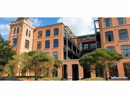 loft duplex meublé 68 m² + terrasse + parking – jardin des plantes rouen