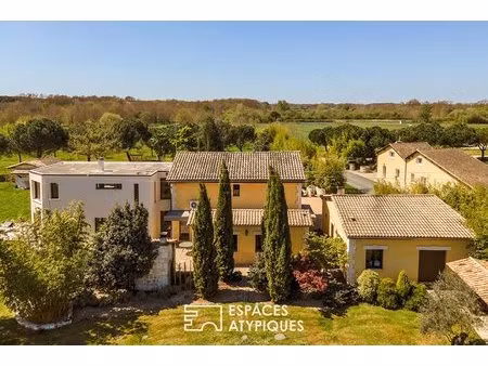 villa avec piscine de style néo contemporain  farniente et dolce vita...