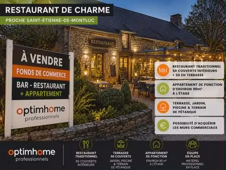vente commerce 12 pièces 250 m² saint-étienne-de-montluc (44360)