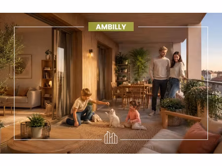 vente appartement neuf 4 pièces 83m2 ambilly - 469900 € - surface privée