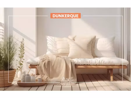vente appartement neuf 2 pièces 41m2 dunkerque - 136169 € - surface privée