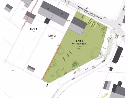 terrain à vendre de 1488 m² à nivelles (vbe22458)