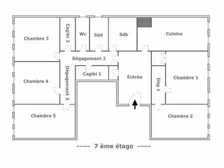vente appartement 6 pièces 105 m² sarcelles (95200)