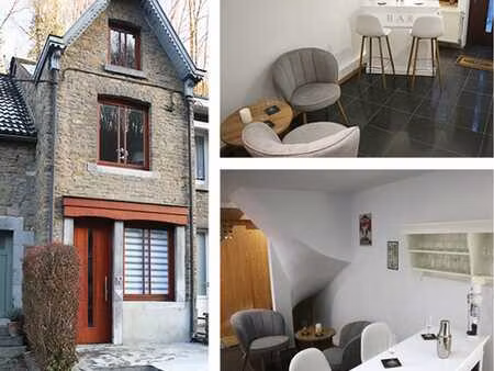 maison 1 chambre avec bureau et jardin à louer à poulseur
