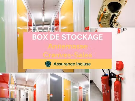 box à louer - garde meuble / annemasse - cranves sales / 10m2