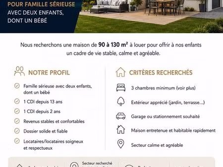 recherche maison location