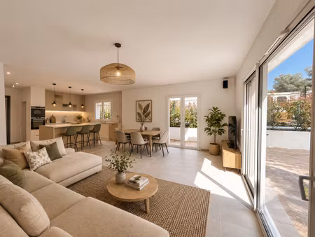 maison t4 - septemes les vallons - jardin - place de parking