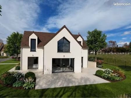 maison contemporaine neuve 220 m² – dpe a - 10 min dreux – 45 min paris – terrain & vue dé