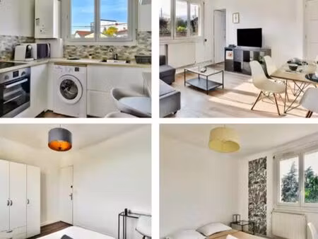 t4 meublé 65 m² – lumineux  rénové et entièrement équipé