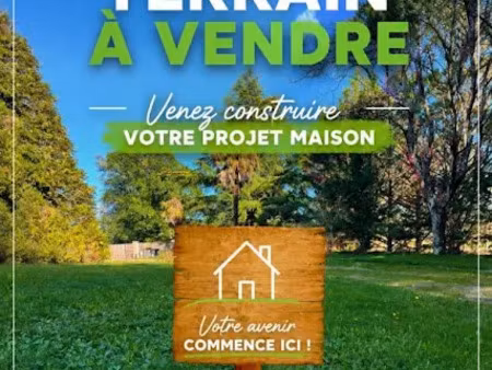 vente terrain 950 m² à coutras (33230)  49 900 €