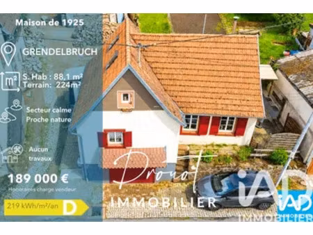 maison à grendelbruch (67190)
