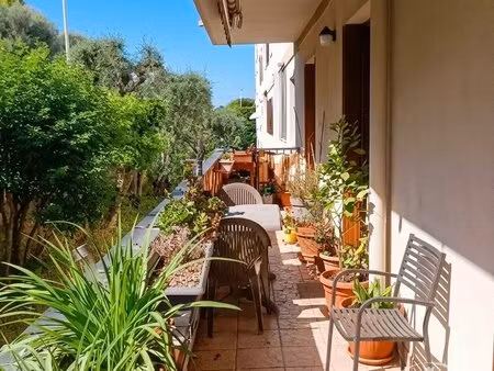 mont boron - appartement - 3 pieces - parking -terrasse - cave - loggia - calme - securité