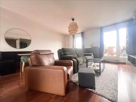appartement f5 - 5ème étage - 93 86 m2 - 5 pièces - meublé