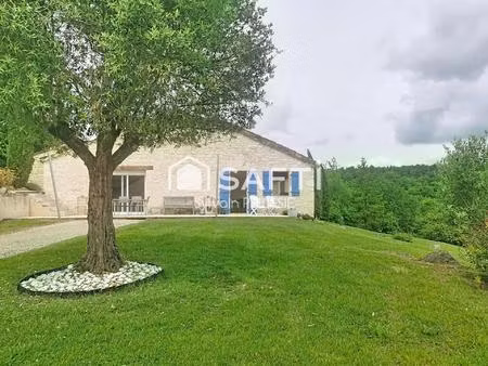 maison en pierre blanche du quercy – – 172 m²