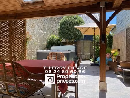 a vendre 37140 chouzé sur loire maison de village 5 pièces   115 m2   3 chambres avec pati