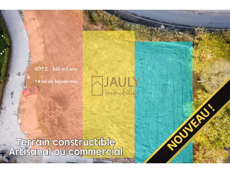 terrain artisanal ou commercial 560 m²