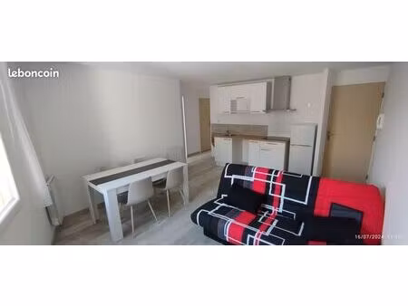 appartement à louer meublé 38m²