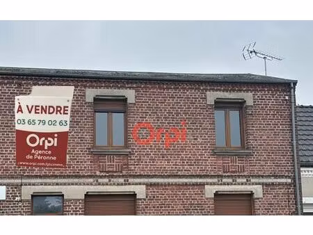 maison chaulnes m² t-4 à vendre  109 000 €
