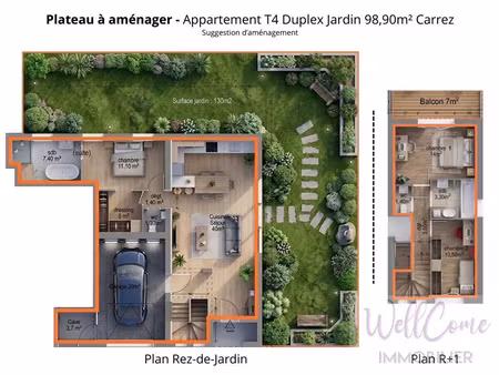 vente appartement 4 pièces 98 m² grésy-sur-aix (73100)