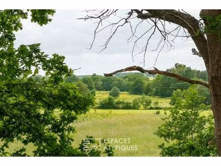 belle parcelle avec panorama à 360° et ancien moulin à vent