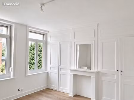 lille-hellemmes – grand studio lumineux de 29m2 – rénové et meublé à neuf