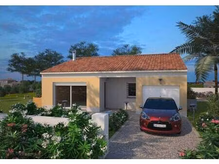 terrain avec maison neuve à vendre
