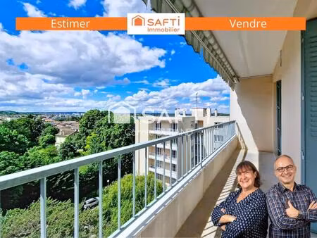 t3 lumineux avec balcons et vue dégagée