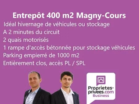 magny-cours - entrepot polyvalent ideal automobile ou stockage