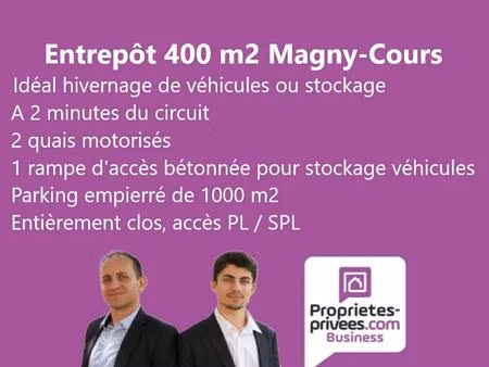 magny-cours - entrepot polyvalent ideal automobile ou stockage