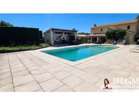 cazan / vernègues – maison 6 chambres avec piscine et au calme absolu