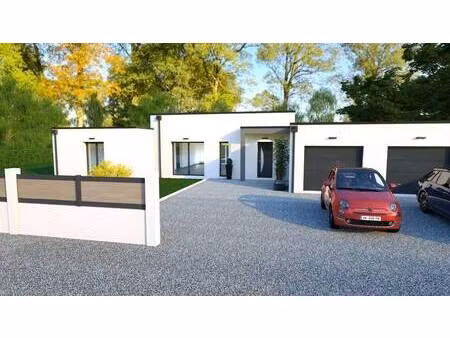 terrain avec maison neuve à vendre