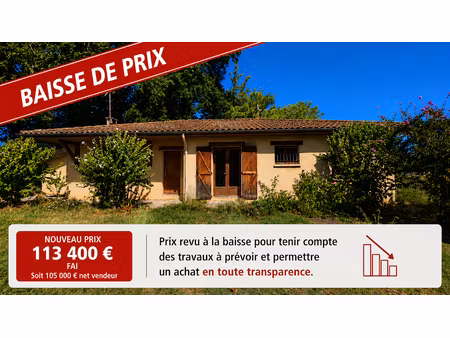 vente maison 5 pièces 106 m² à saint-christoly-de-blaye (33920)  113 400 €