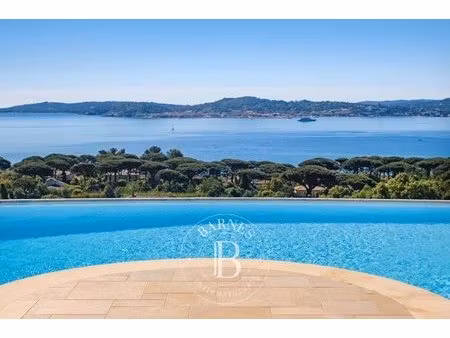grimaud - villa face saint-tropez - vue mer panoramique