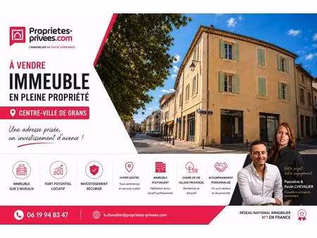 achat immeuble 180m² grans 13450